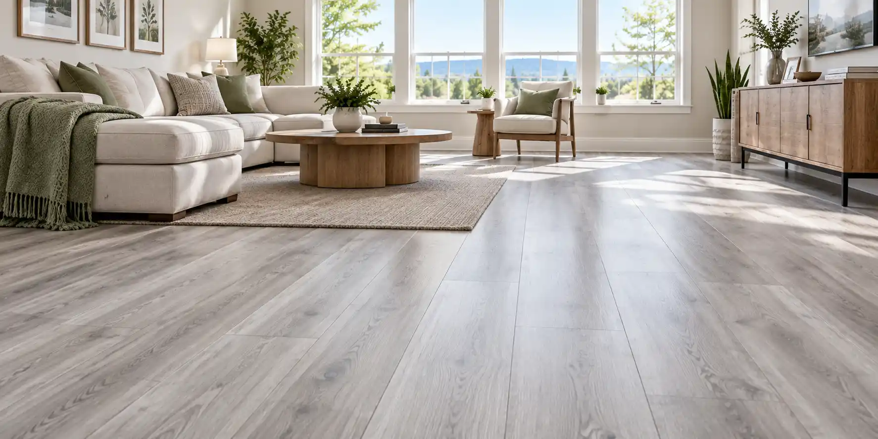 Luxury vinyl plank flooring in Lone Tree CO